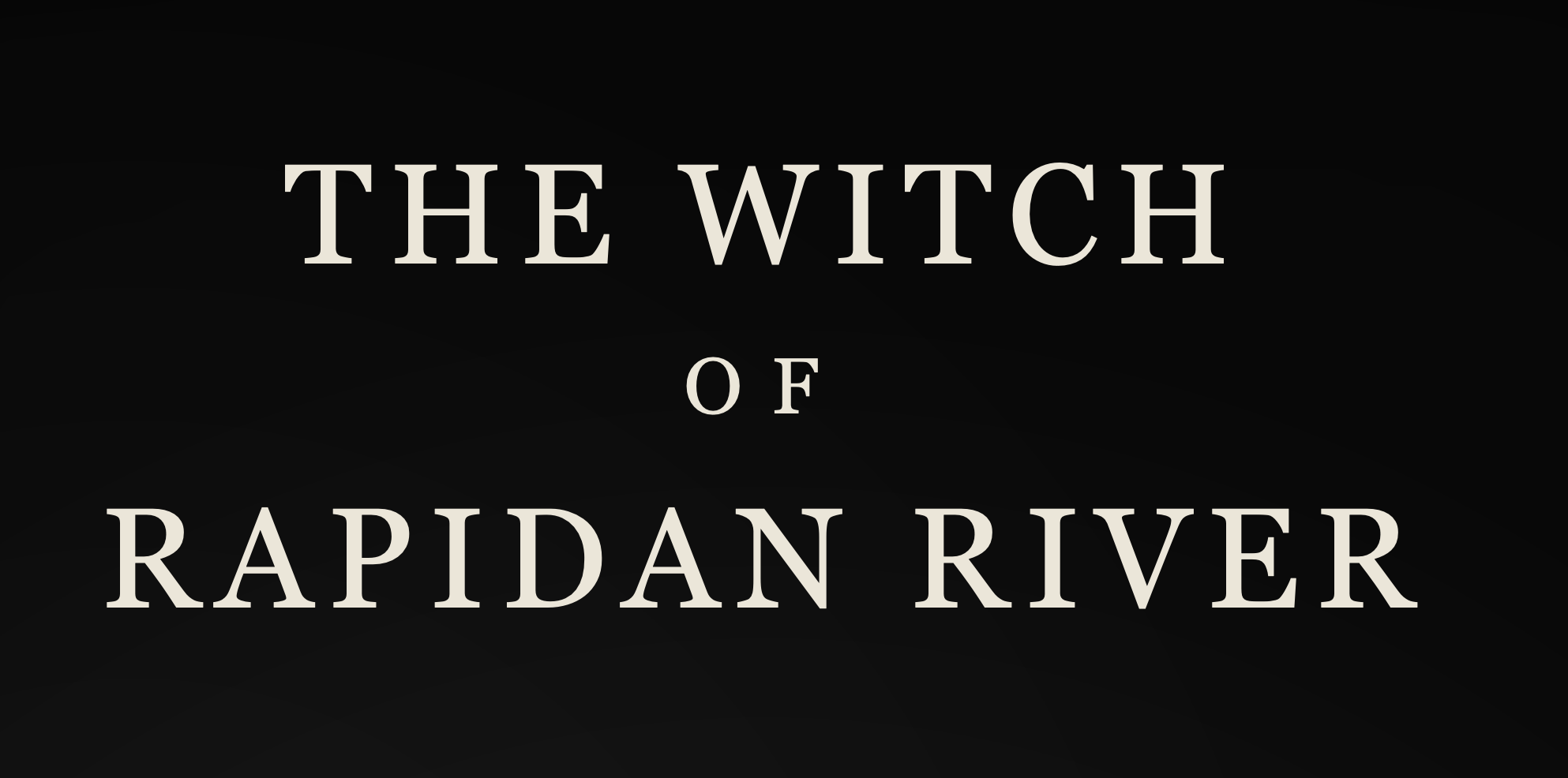 The Witch of Rapidan River cover